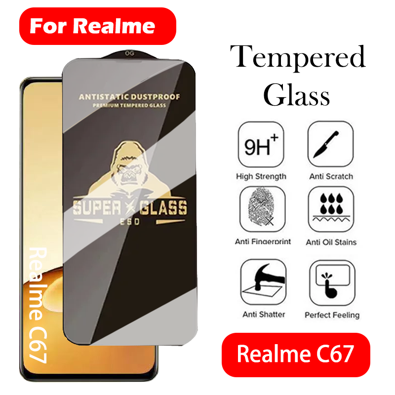 KingKong Gorillaกระจกนิรภัยสํา - Realme C67 บทวิจารณ์และราคา