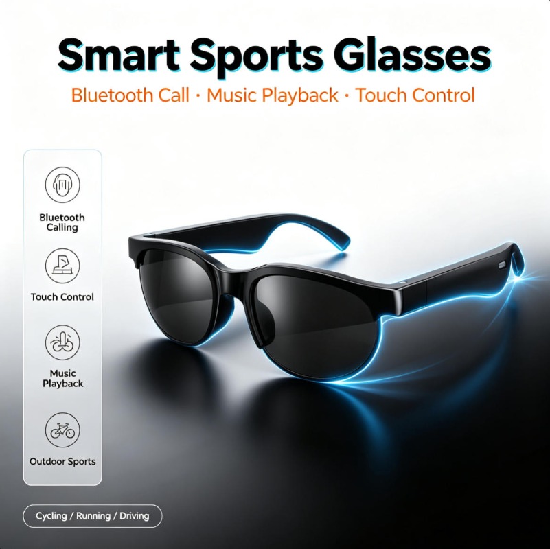 แว่นตาอัจฉริยะพร้อมระบบเสียง บ - Smart Glasses Lens บทวิจารณ์และราคา